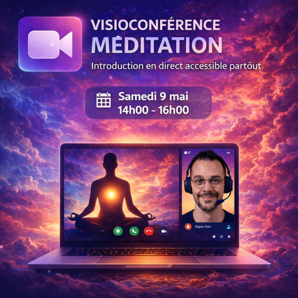 Visioconférence Méditation – Les bases communes à toutes les formes de méditation – Rayan Gori Hypno-Alchimiste
